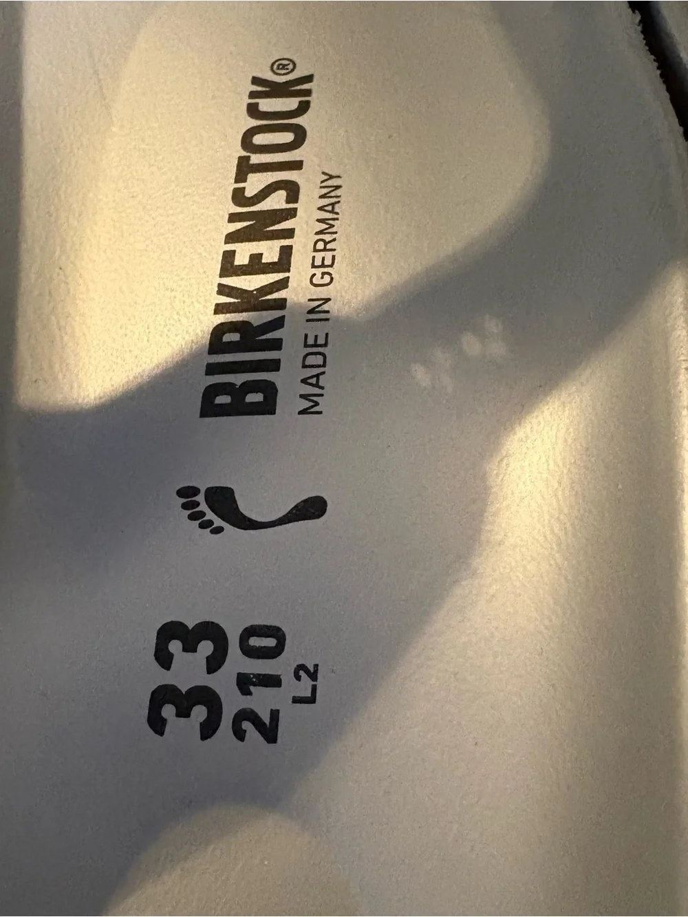 Birkenstock Kids Silver Gizeh EVA Thong Sandals